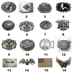 Vintage Style Western Cowboy Cowgirl Wildlife Belt Buckle Also Stock in US Free Shipping