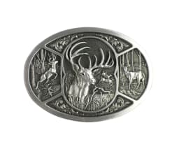 Vintage Style Western Cowboy Cowgirl Wildlife Belt Buckle Also Stock in US Free Shipping