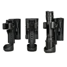 Flashlight Holder Duty Belt Rotatable Flashlight Carrier Gear Flashlight Belt Holder Portable Light Carry Case Flashlight Pouch