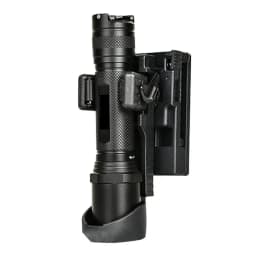 Flashlight Holder Duty Belt Rotatable Flashlight Carrier Gear Flashlight Belt Holder Portable Light Carry Case Flashlight Pouch