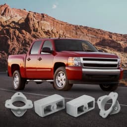 3.5" Front 3" Rear Level Lift Kit For Chevy Silverado 1500 4x4 2007-2018 6 Lug for 1500 New Body 4WD 2014-2018