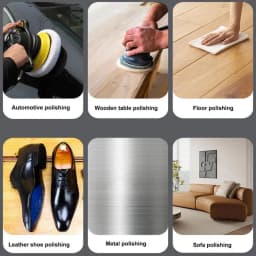 Cordless Car Polisher Rotary Car Electric Buffer Polisher Quiet Polishing Machine with Detachable Handle Buffer Buffer Machine