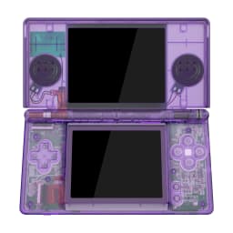 eXtremeRate Replacement Full Housing Shell for Nintendo DS Lite for NDSL - Clear Atomic Purple
