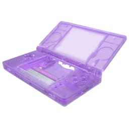 eXtremeRate Replacement Full Housing Shell for Nintendo DS Lite for NDSL - Clear Atomic Purple