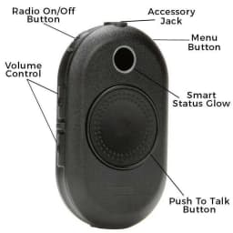 Walkie Talkie 1pcs Used CLP1010 1 Channel UHF Two-Way Portable Radio Without Battery