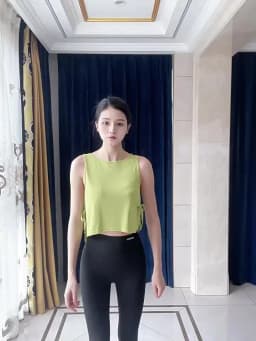 Women Sleeveless Racerback Yoga Shirts Sport Singlet Athletic Fitness Sport Tank Tops Workout Gym Running Training Pilates Vest