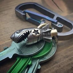 Beer Opener Keychain Bottle Opener Keychain Keychain Decoration Fun Shark Shape Metal Portable Keychain For Outdoor Campaign Bar