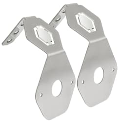 Watermelon Mirror Turn Signal Angled Bracket Stainless SET/2 - Light Not Include