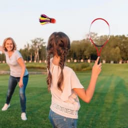 Badminton Ball Set Colorful Badminton Ball Youth Players 10-Pack Duck Feathers & Rubber Badminton Ball Stable Flight Badminton