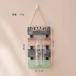 New Glass Vase Home Decorations Nordic Wall Hanging Plant Pot Decoration Living Room Decor Flower Accessories