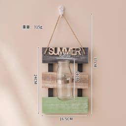 New Glass Vase Home Decorations Nordic Wall Hanging Plant Pot Decoration Living Room Decor Flower Accessories