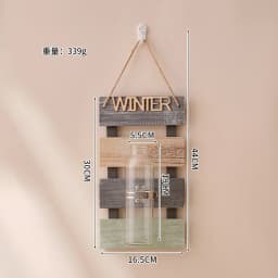 New Glass Vase Home Decorations Nordic Wall Hanging Plant Pot Decoration Living Room Decor Flower Accessories