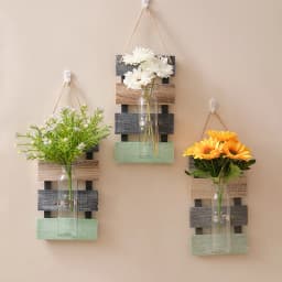 New Glass Vase Home Decorations Nordic Wall Hanging Plant Pot Decoration Living Room Decor Flower Accessories