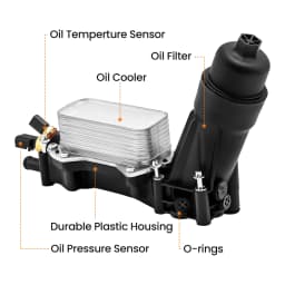 68105583AD New Engine Oil Filter Adapter Housing For Dodge Journey 5184562AC 68105583AB for JEEP CHEROKEE