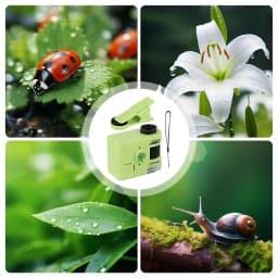 Pocket Science Microscope Portable Children Science Toy Microscope 80X Microbiological Observation Lab Toy For Boys Girls For