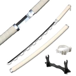 Japanese Anime Samurai Sword Cosplay Character Weapons Porps Wooden Blade Toy Katana Kyoujurou Shinobu Black Muichirou