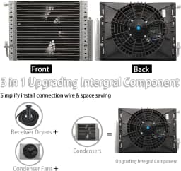 Treeligo Universal 12V Air Conditioner Underdash Electric Heat Cooling AC Unit Fit Car Automotive SUV Truck Camper Van Boat New