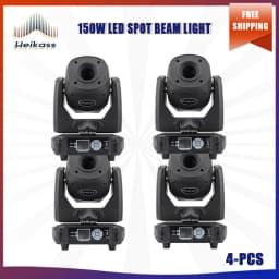 No Tax 1-12Pcs Hot Selling LED 150W Beam Spot Moving Head 3 Or 8 Prisms For DMX512 Disco Party Dj Wedding Christmas Stage Light