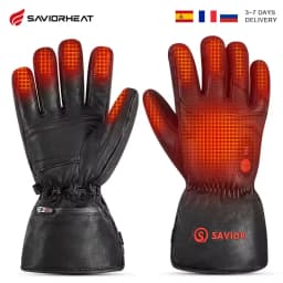 Savoir Heat Skiing Gloves Riding Skiing Fishing Hunting Outdoor Sports Rechargeable Electric Heated Gloves Winter Warmer Battery