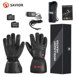 Savoir Heat Skiing Gloves Riding Skiing Fishing Hunting Outdoor Sports Rechargeable Electric Heated Gloves Winter Warmer Battery