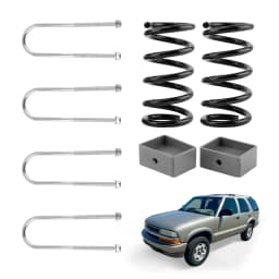 3" / 4" Coil Spring Lowering Kit For Chevy S10 GMC S15 Sonoma Jimmy 1982-04