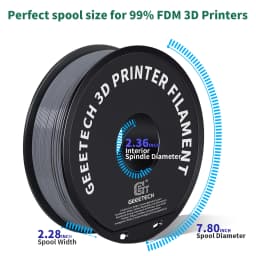 GEEETECH 10Kg 3D ABS+ Filament 1.75mm Spool Wire For 3D Printer Material,Safety, Vacuum packaging