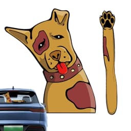 Dog Car Stickers Adhesive Dog Decal Waterproof Dog Decals For Cars Motorcycle Window Wall Computer