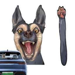 Dog Car Stickers Adhesive Dog Decal Waterproof Dog Decals For Cars Motorcycle Window Wall Computer