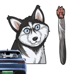 Dog Car Stickers Adhesive Dog Decal Waterproof Dog Decals For Cars Motorcycle Window Wall Computer