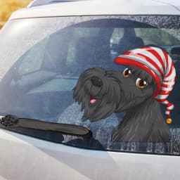 Dog Car Stickers Adhesive Dog Decal Waterproof Dog Decals For Cars Motorcycle Window Wall Computer