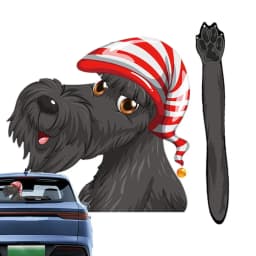 Dog Car Stickers Adhesive Dog Decal Waterproof Dog Decals For Cars Motorcycle Window Wall Computer