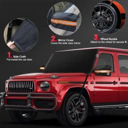 Car Windshield Cover Auto Shade Front Windshield 69x49 Inch Windshield Cover For Ice And Snow Windshield Snow Cover Winter