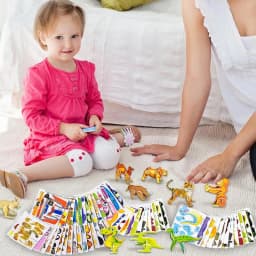 Educational 3D Cartoon Puzzle Cartoon Paper Jigsaw Puzzles 100 PCS Dinosaurs Animals Airplanes Learning Puzzles Art Crafts