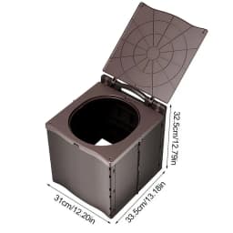 Portable Toilets For Adults Camping Toilet Outdoor Portable Elderly Bedside Toilet Car Travel Trash Can Outside Women Potty