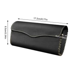 Sunglass Holders For Car Sun Visor Car Glasses Holder Magnetic Glasses & Ticket Card Clip Visor Glasses Case Multi Functional