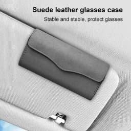 Sunglass Holders For Car Sun Visor Car Glasses Holder Magnetic Glasses & Ticket Card Clip Visor Glasses Case Multi Functional
