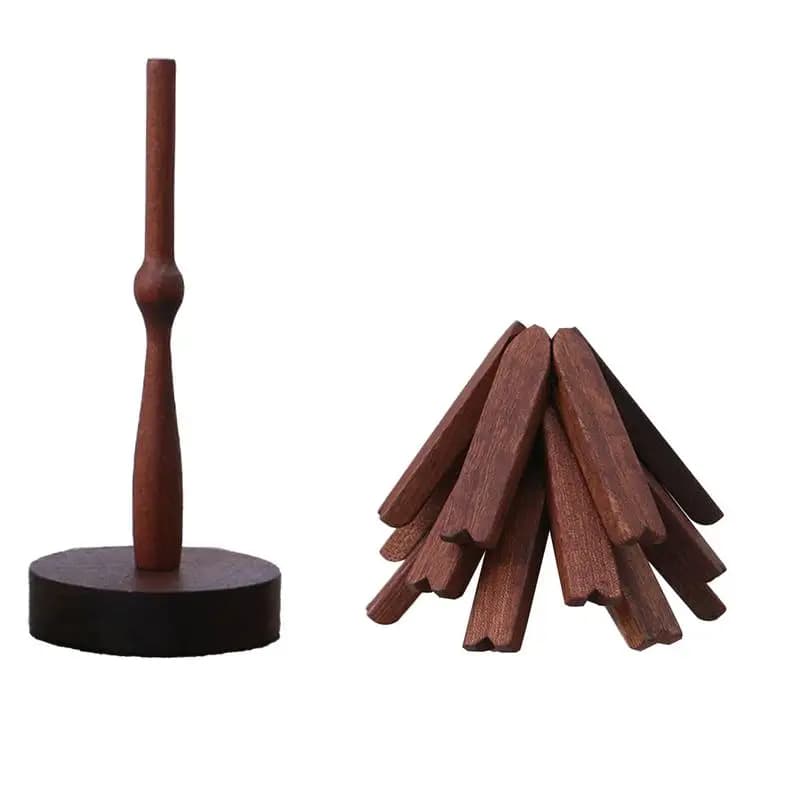 Wooden Tree Trivet Set Tree Wooden Dish Pot Mat Plate Trivet Multifunctional Hot Pad Heat Resistant Tree Shape Wooden Trivet