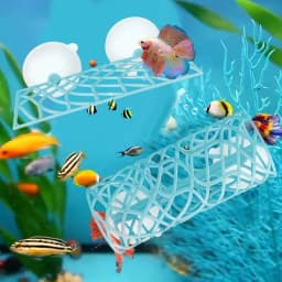 Aquarium Betta Tunnel Hollow Tunnel Swim Tube For Betta Decorative Space Saving Betta Hammock Fish Tank Accessories For Hiding
