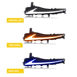 LED Daytime Running Light Kit for Lexus IS250 IS200t IS350 ISF IS300 2014-2016 Sequential Turn Signal DRL Assembly