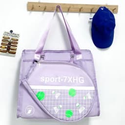 Tennis Racket Bag Lightweight Badminton Bag Large Capacity Tennis Backpack Waterproof Badminton Backpack Tennis Tote Bag For
