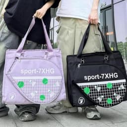 Tennis Racket Bag Lightweight Badminton Bag Large Capacity Tennis Backpack Waterproof Badminton Backpack Tennis Tote Bag For