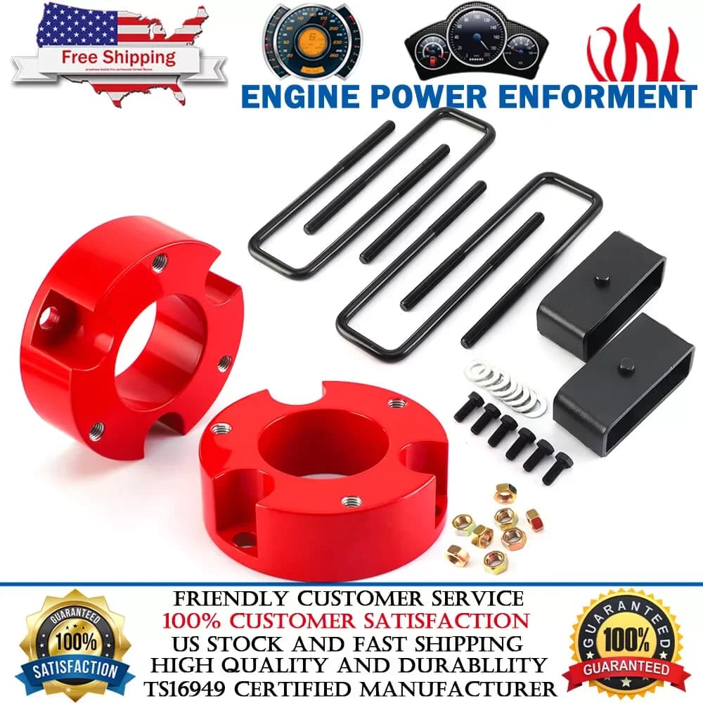 Carbole For 2005-2021 Toyota Tacoma 3inch Front and 2inch Rear Leveling Lift Kit 4WD 2WD