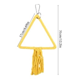 Bird Swings For Parakeets Parakeet Perch Toys Chewing Bird Perch Stand Colorful Accessories Strong Grip For Budgerigar Parakeet