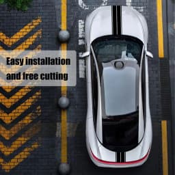 Car Hood Stripe Sticker Auto Racing Stripes Body Side Decal Modified Decoration For Car Engine Hood Exterior Decoration For All