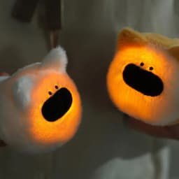 Puppy Shaped Glowing Toy Animal Bright Plush Dog Cartoon Doll Portable Cartoon Dog Toys Light For Camping Hiking Climbing
