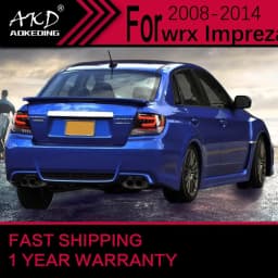 Car Lights for Subaru Impreza LED Tail Light 2008-2014 wrx Rear Stop Lamp Brake Signal DRL Reverse Automotive Accessories