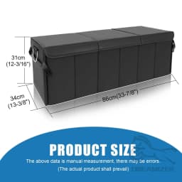 Car Organizer Trunk Storage Bag Large Capacity Auto Multiues Tools Storage Box Bag Stowing Tidying Car Trunk Organizer Bag
