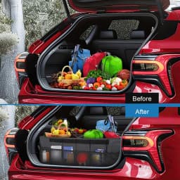Car Organizer Trunk Storage Bag Large Capacity Auto Multiues Tools Storage Box Bag Stowing Tidying Car Trunk Organizer Bag