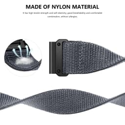 26mm 22mm Soft Nylon Quick Release Strap Wristband For Garmin Fenix 8 5x 5Plus 6x 6Pro 7 7x Epix 3 Instinct Watch Band Bracelet