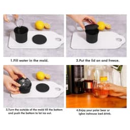 Silicone Ice Cube Mold Round Ice Bucket Summer Homemade DIY Refrigerator Freeze Ice Maker Creative Ice Cube Mold Barware Tools
